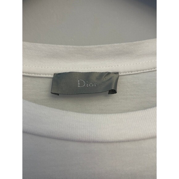 CHRISTIAN DIOR  White ATELIER men’  T -SHIRT  Large authentic - Picture 12 of 12